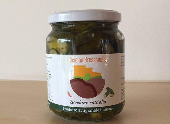 Zucchino sotto olio